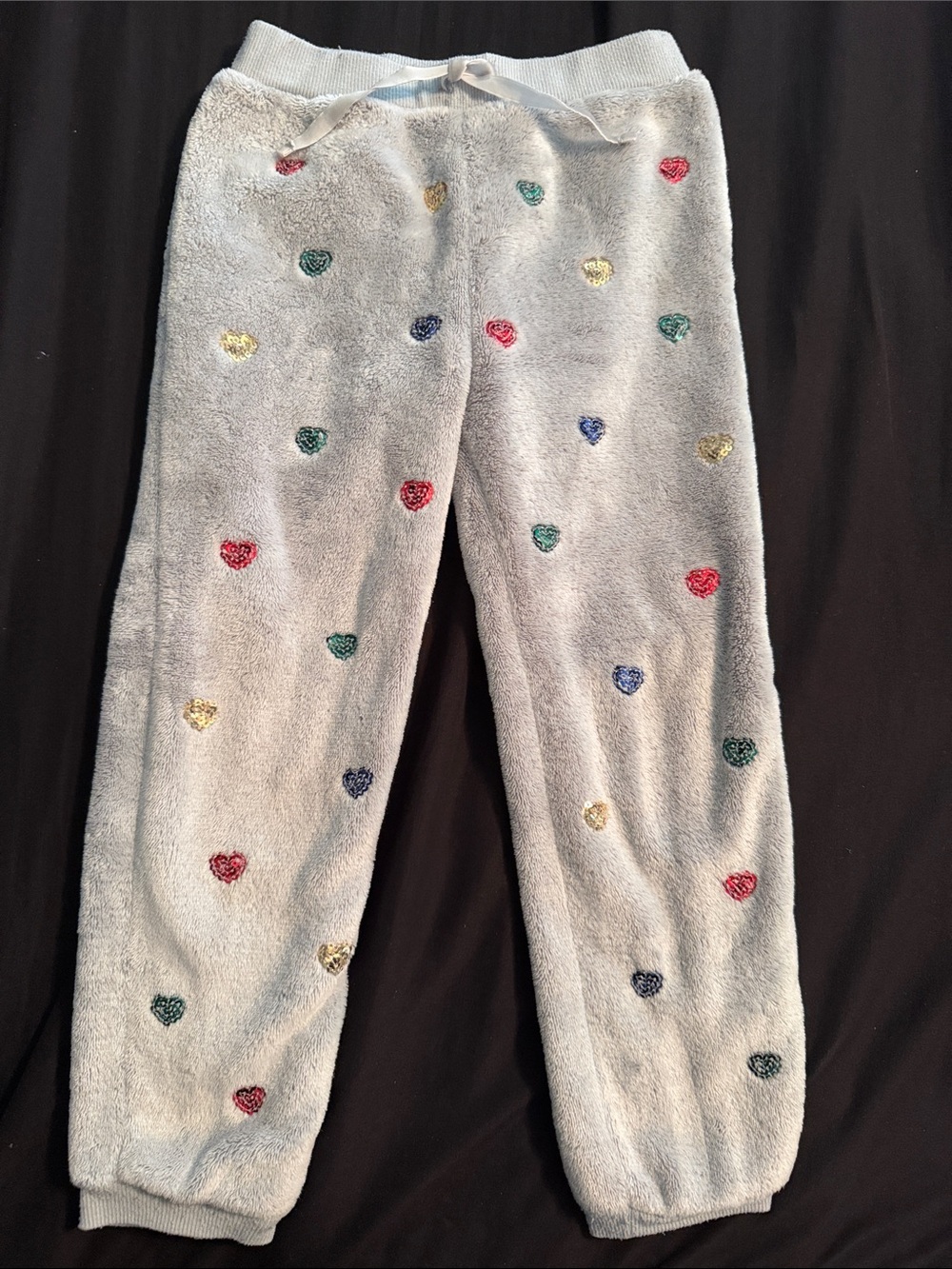 Epic Threads Light Gray Plush Sweatshirt with Accent Red Detail